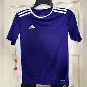 Adidas Climalite Shirt in Purple and White